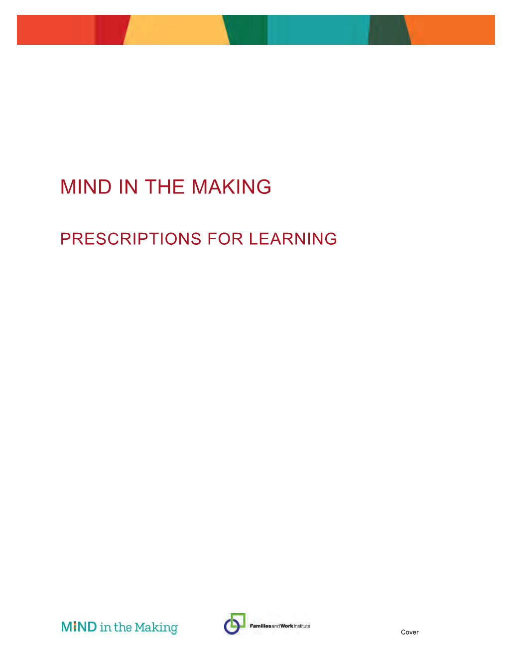 Mind in the Making Prescription