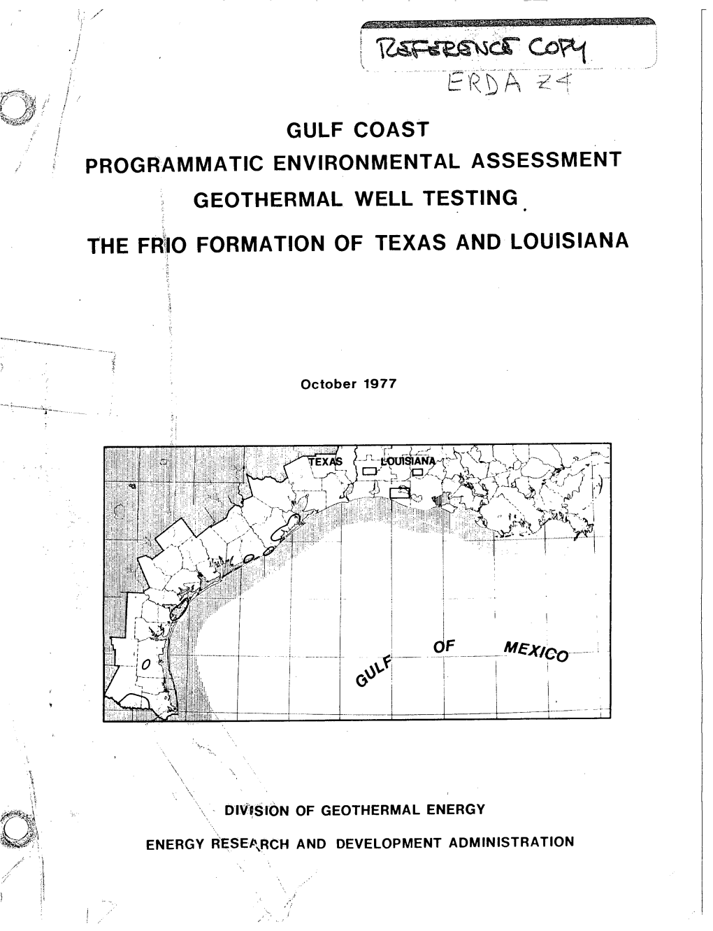 THE Frkio FORMATION of TEXAS and LOUISIANA