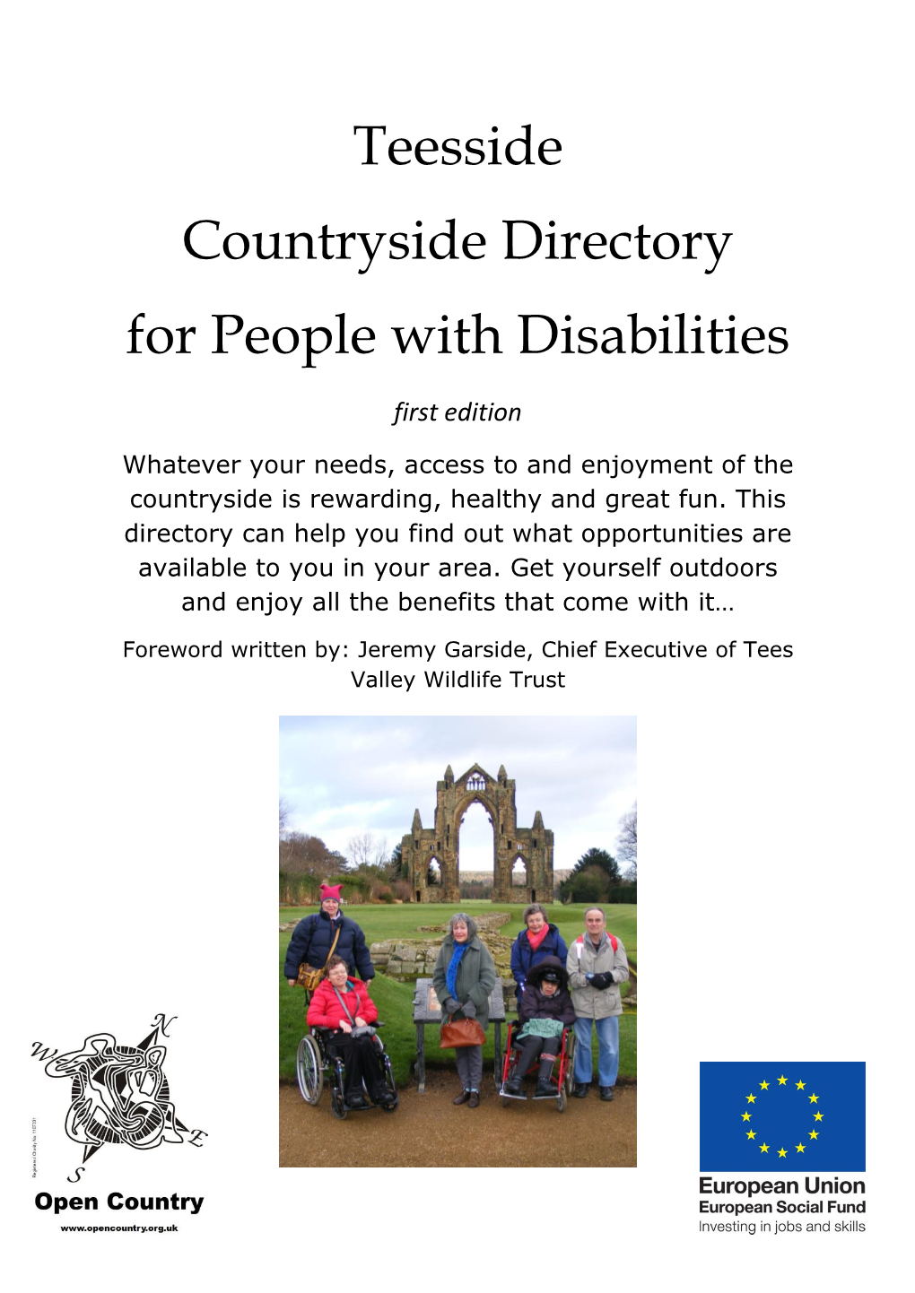 Teesside Countryside Directory for People with Disabilities