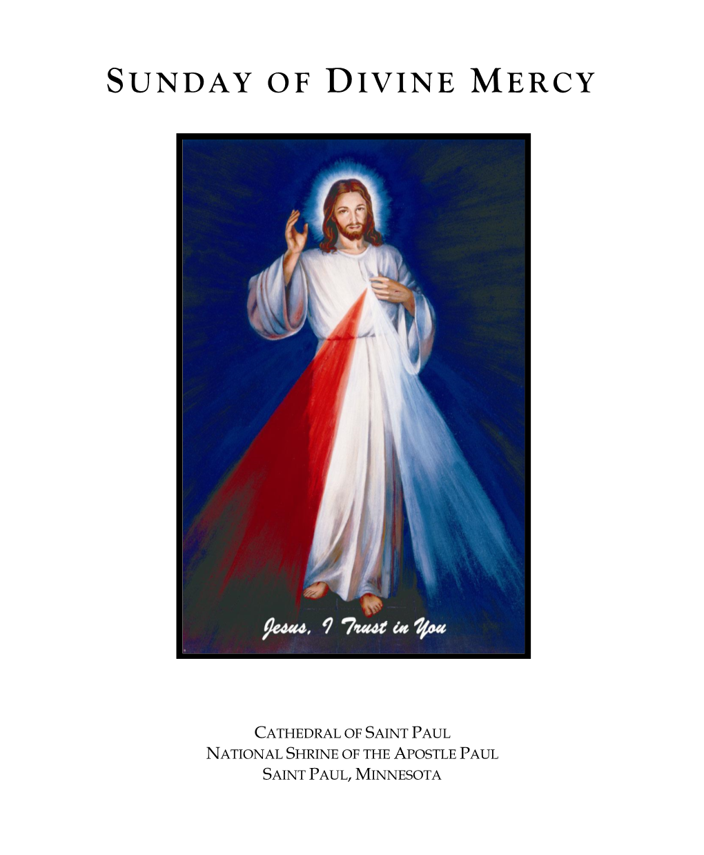 Sunday of Divine Mercy