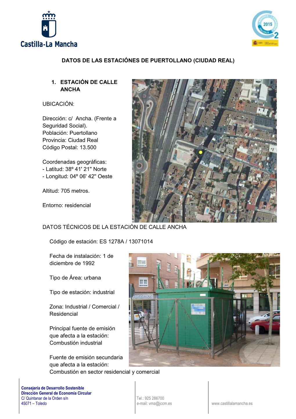 Datos De Las Estaciónes De Puertollano (Ciudad Real)