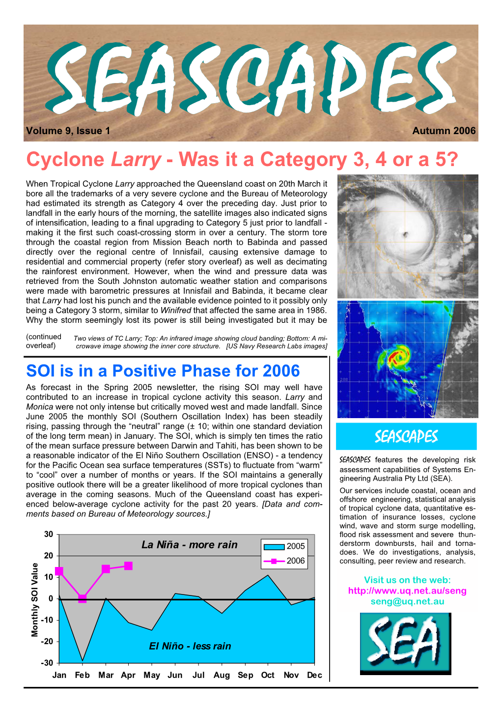 Cyclone Larry - Was It a Category 3, 4 Or a 5?