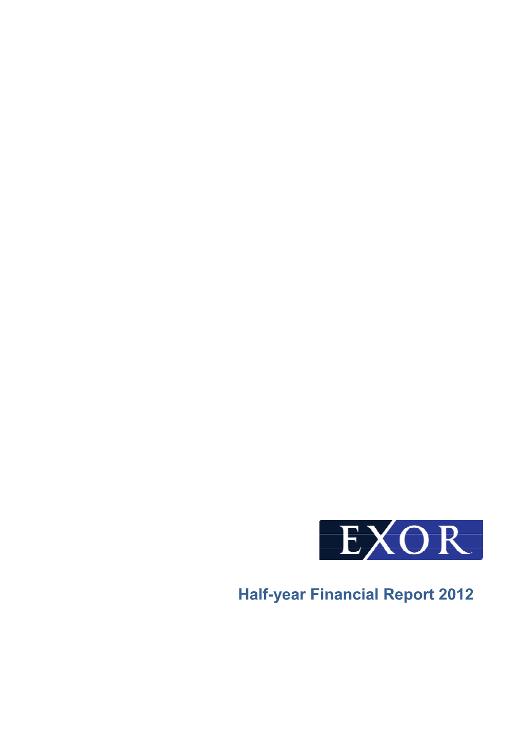 Half-Year Financial Report 2012