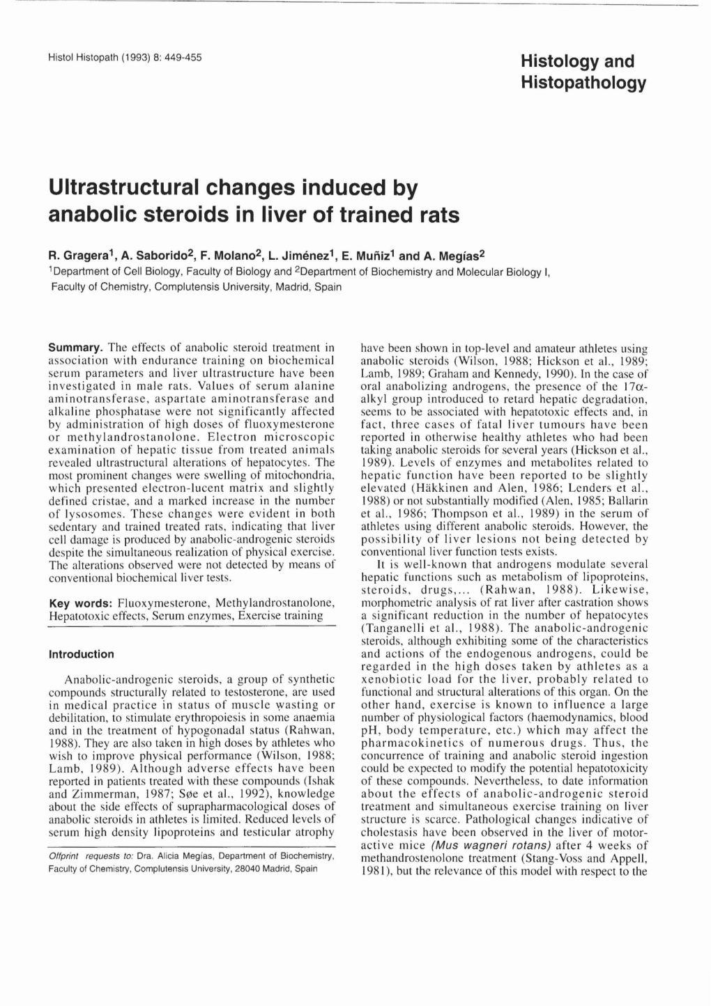 Ultrastructural Changes Induced by Anabolic Steroids in Liver of Trained Rats