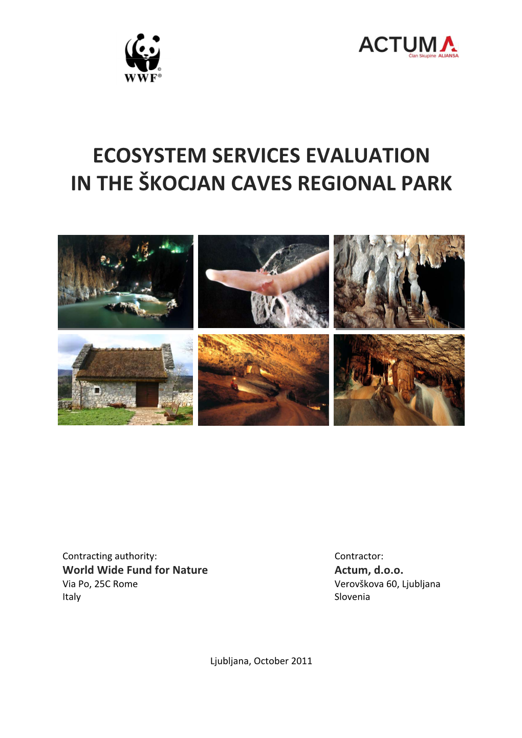 Economic Evaluation of Regional Park Škocjanske