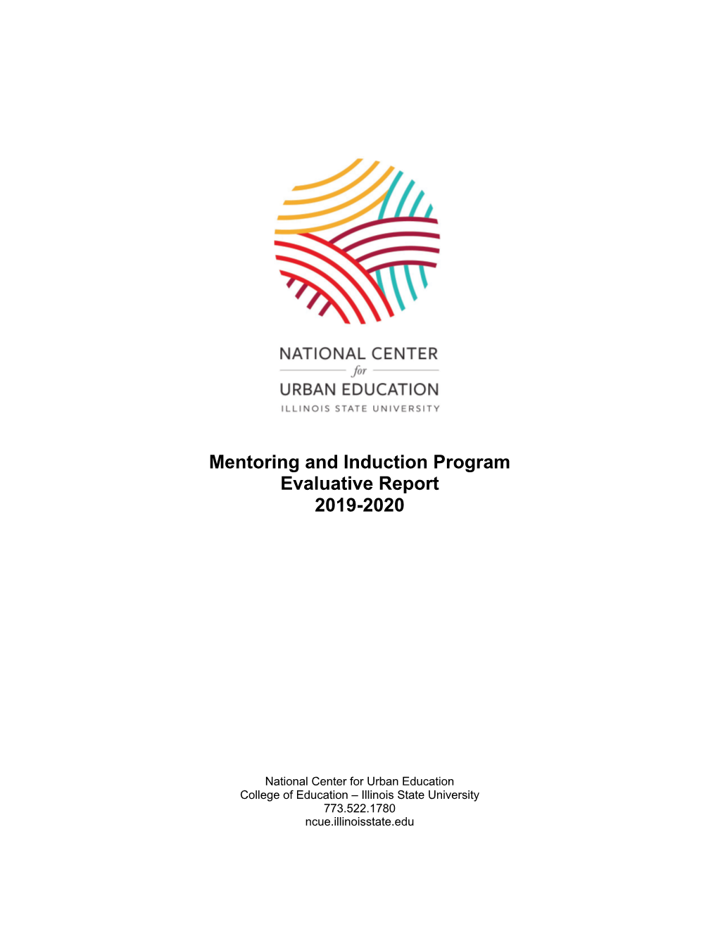 2019-2020 Mentoring and Induction Report