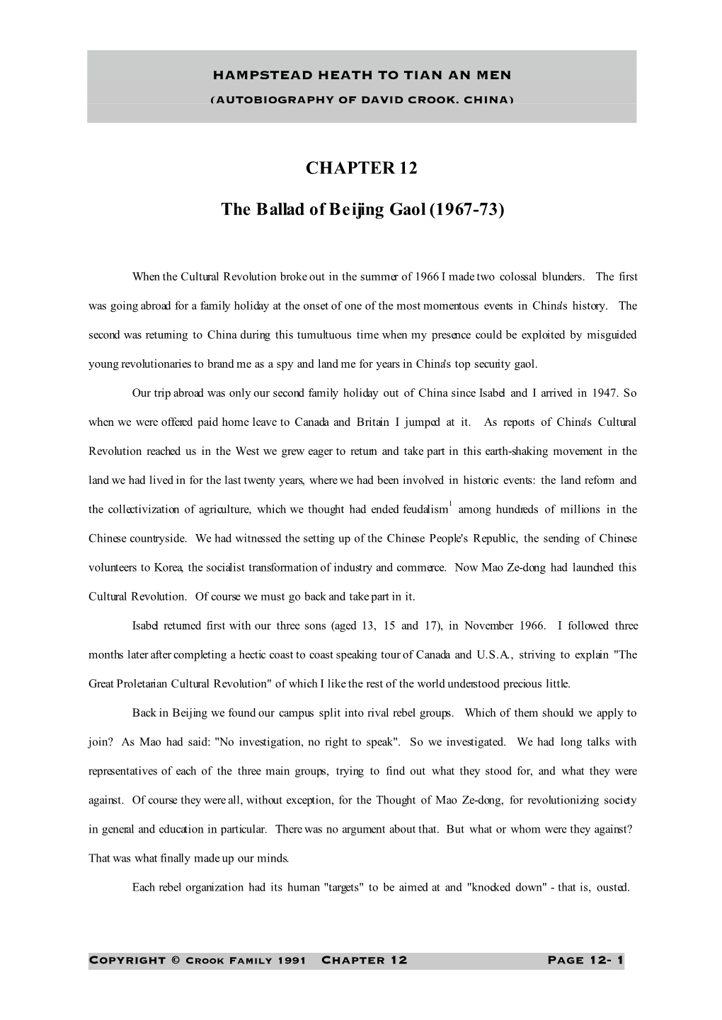 CHAPTER 12 the Ballad of Beijing