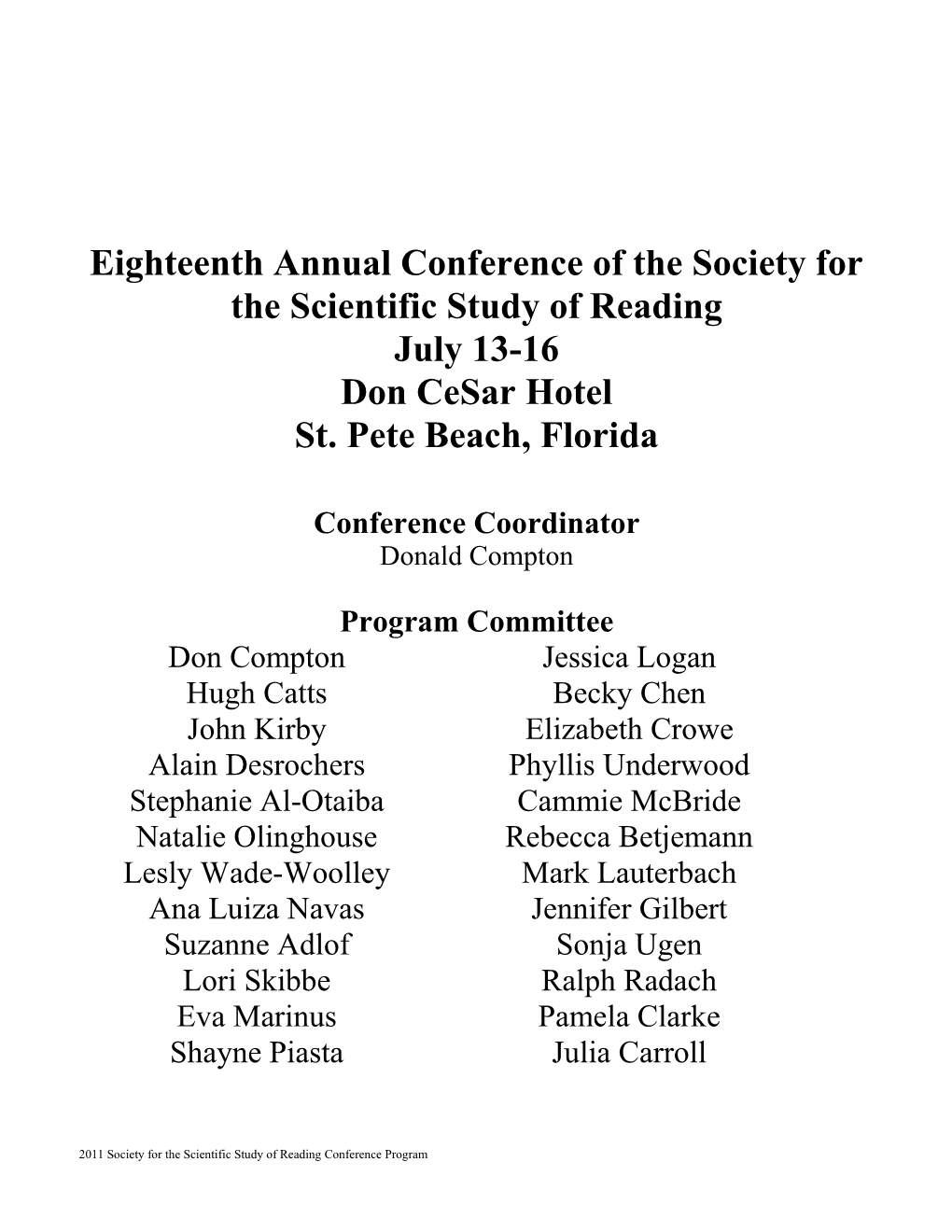 Florida Conference Program (PDF)