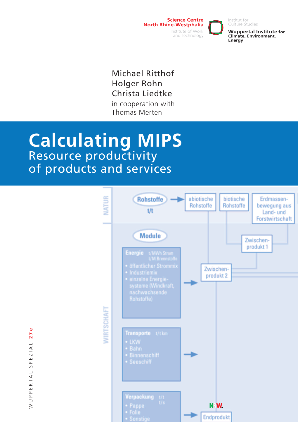 Calculating MIPS. Resource Productivity of Products and Services