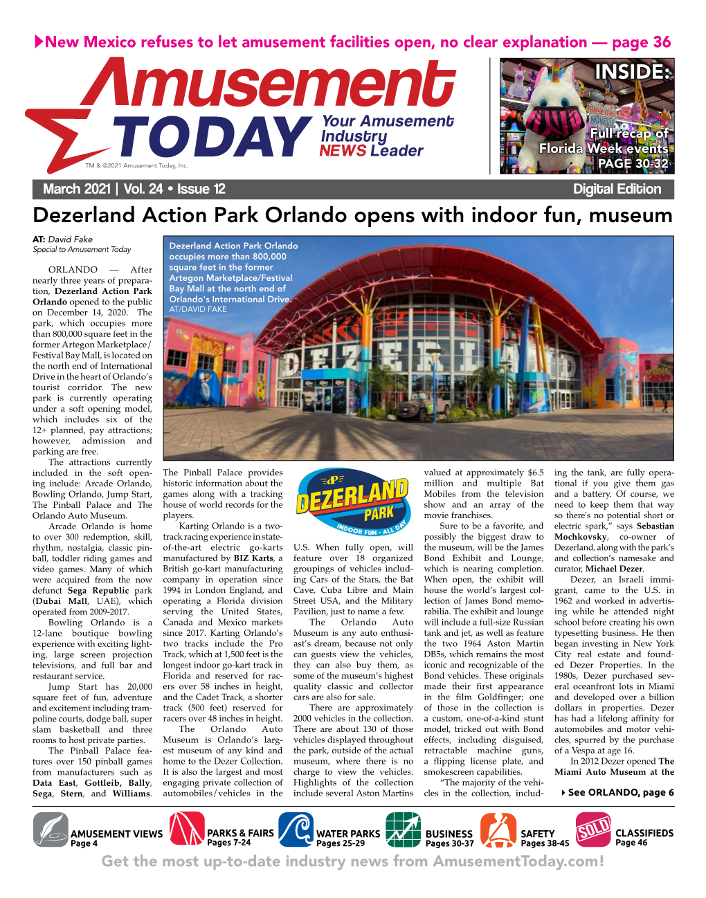 Dezerland Action Park Orlando Opens with Indoor Fun, Museum