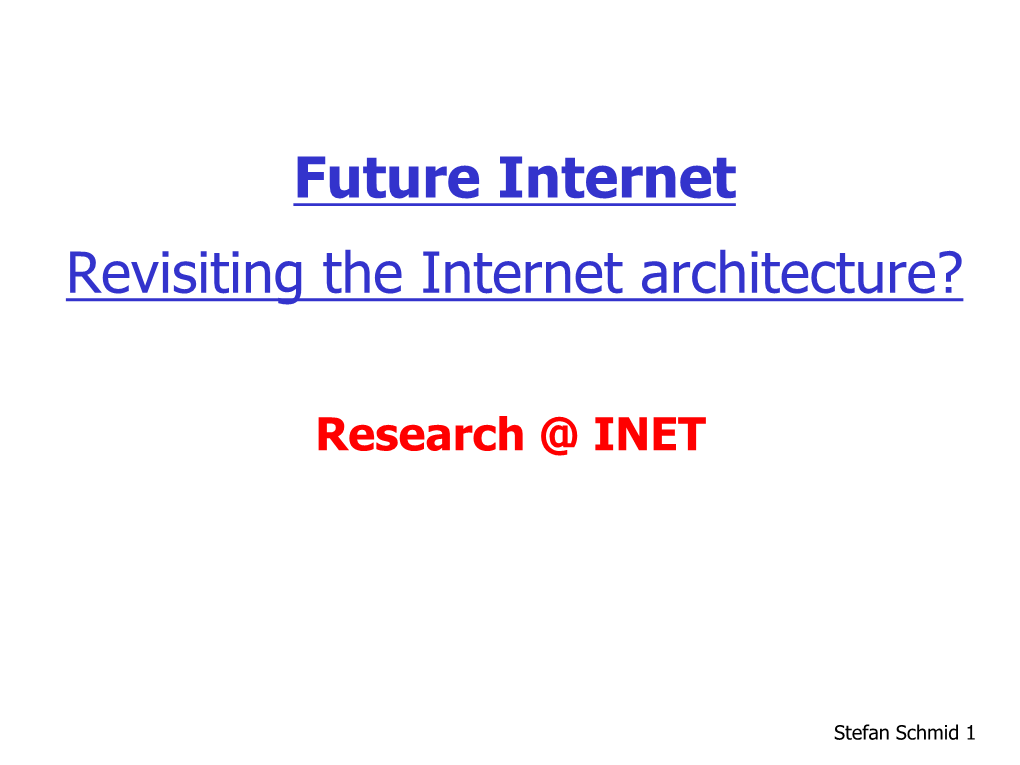 Future Internet