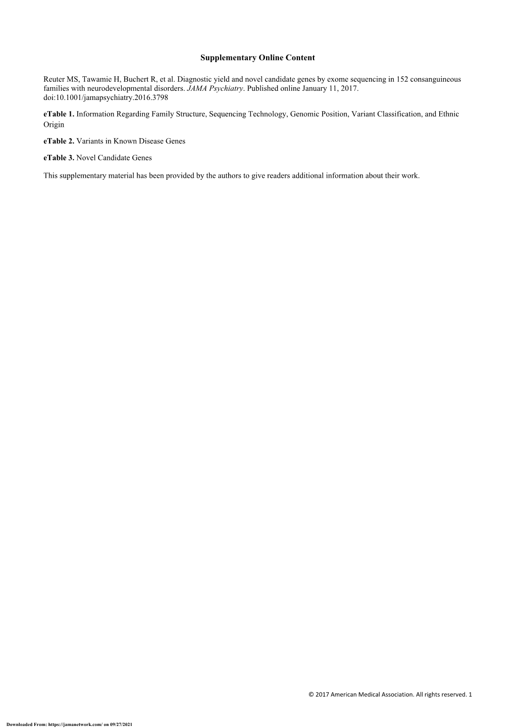 Diagnostic Yield and Novel Candidate Genes by Exome Sequencing in 152 Consanguineous Families with Neurodevelopmental Disorders