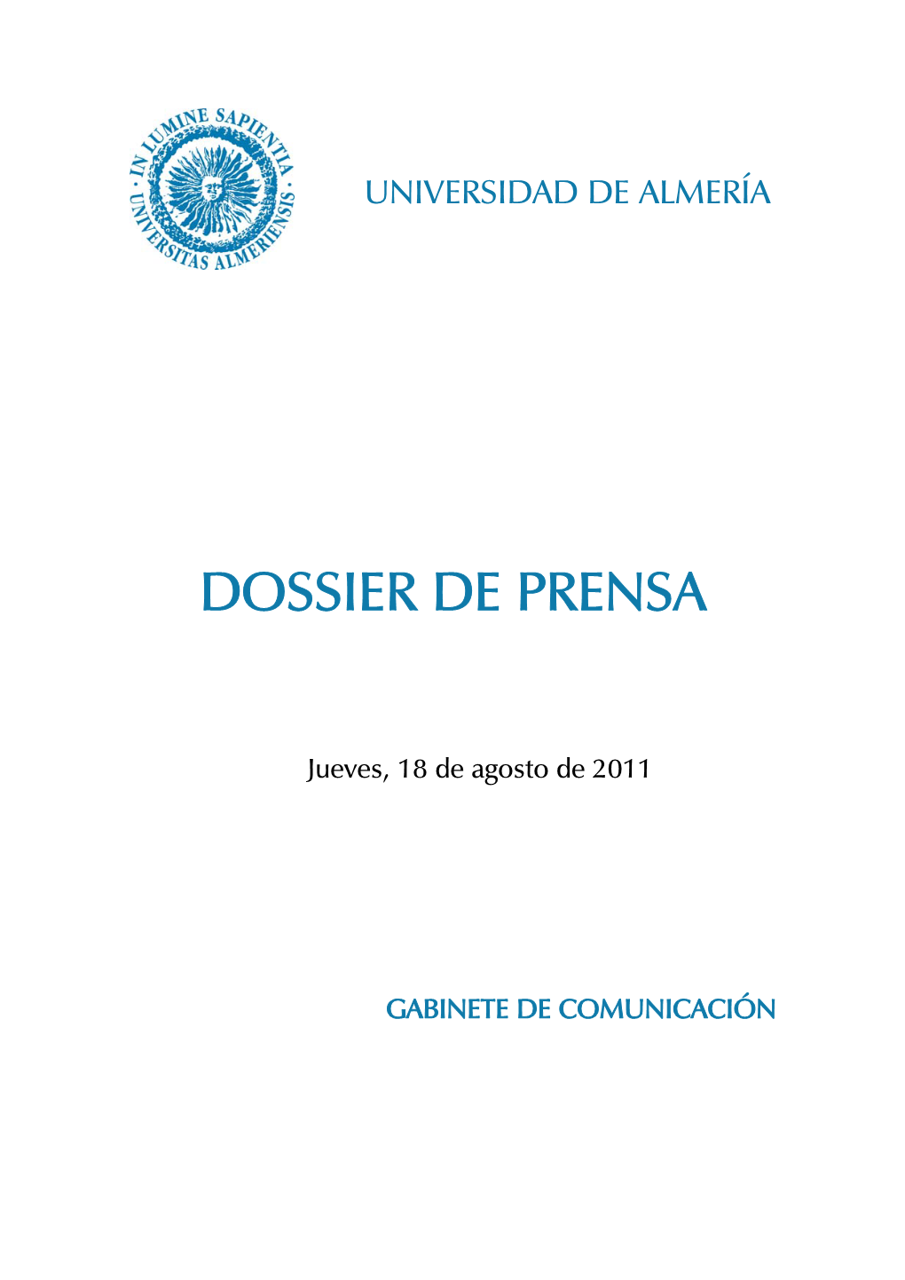 Dossier De Prensa