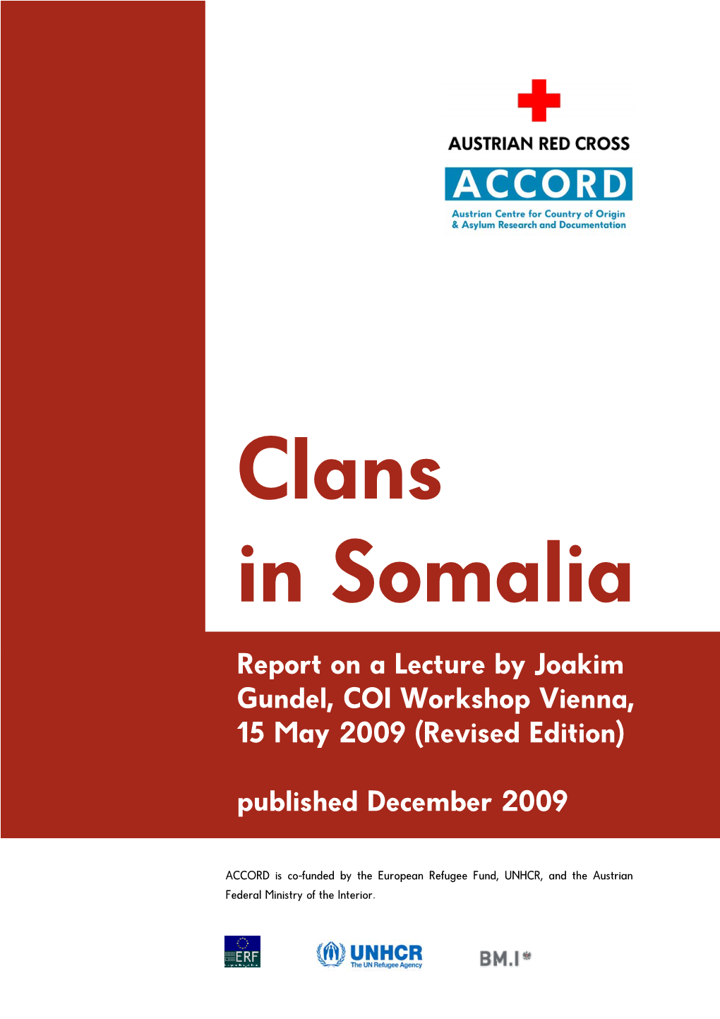 ACCORD, Clans in Somalia