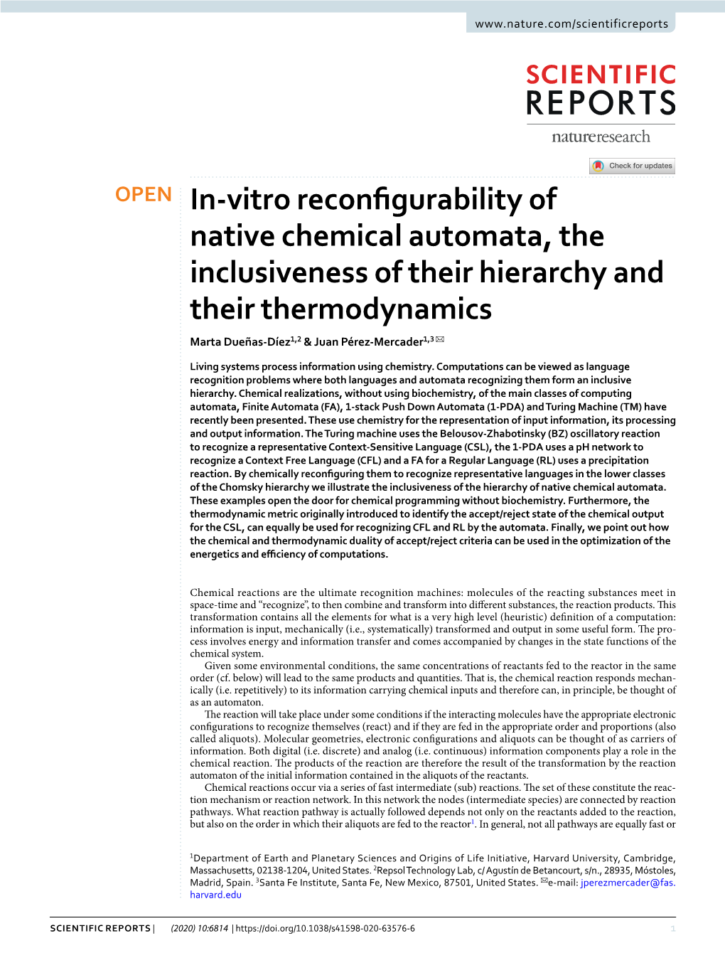In-Vitro Reconfigurability of Native Chemical Automata, The