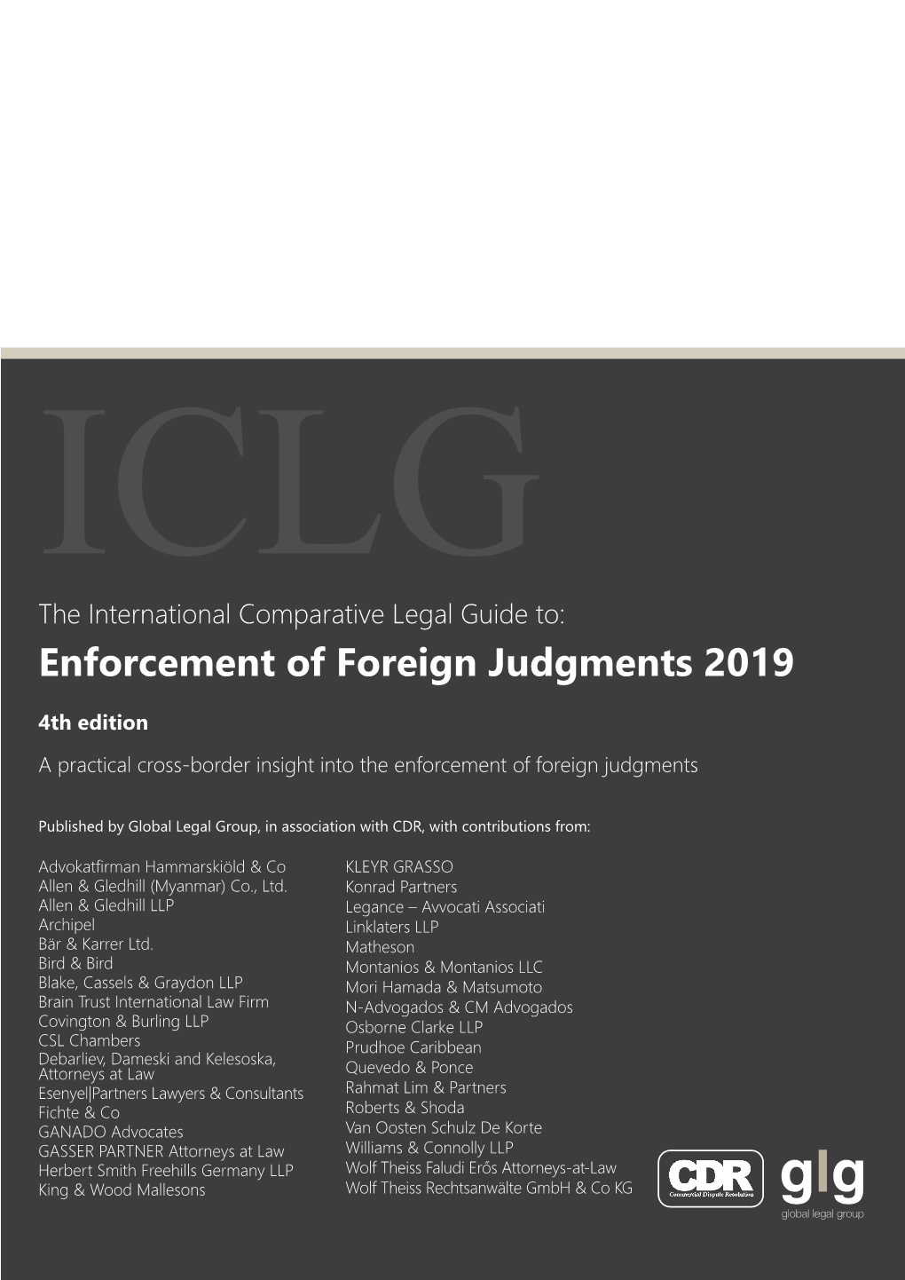 Enforcement of Foreign Judgments 2019