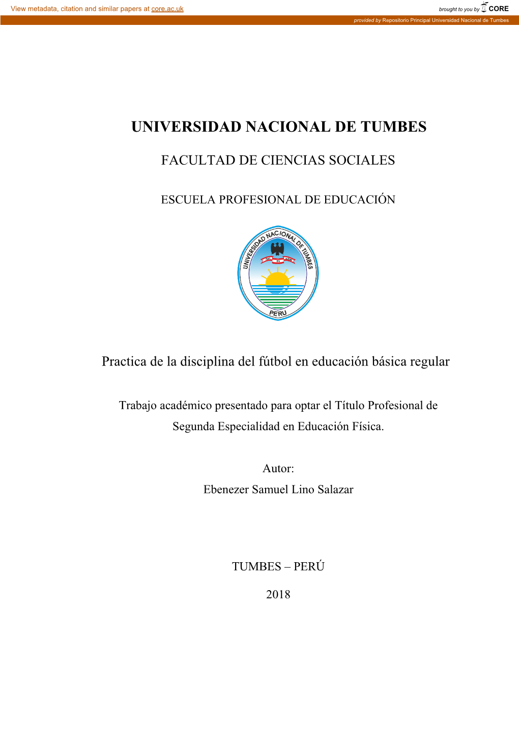 Universidad Nacional De Tumbes