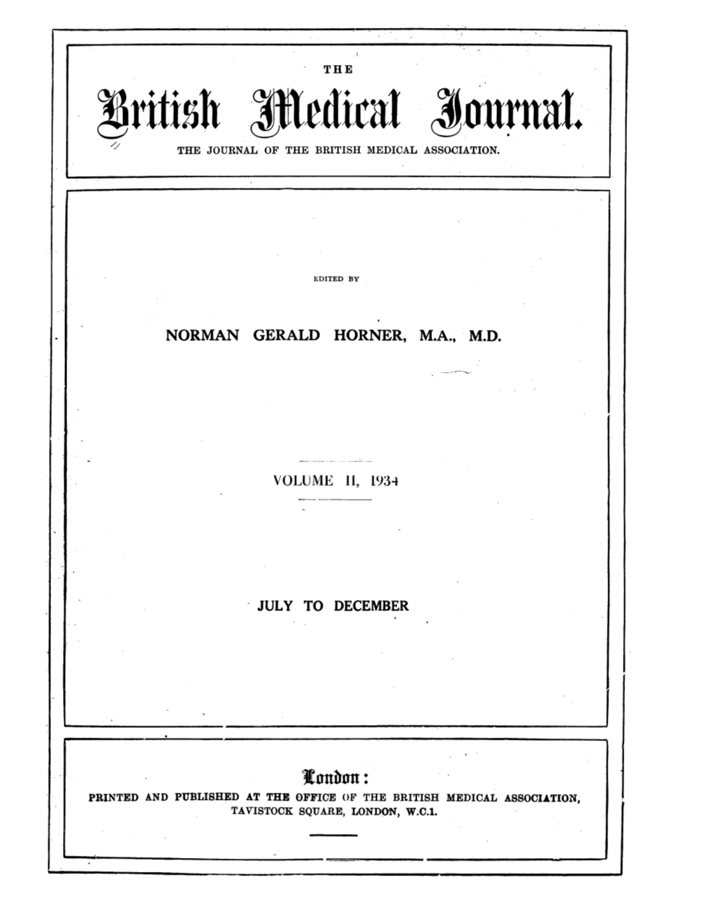 Xjritiih Bteita1 Rournat.I 7 ~THE JOURNAL of the BRITISH MEDICAL ASSOCIATION