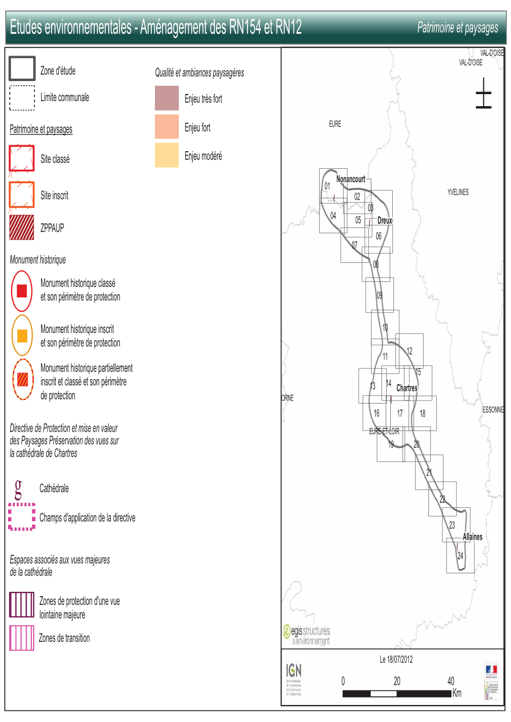 Etudes Environnementales - Aménagement Des RN154 Et RN12 Patrimoine Et Paysages