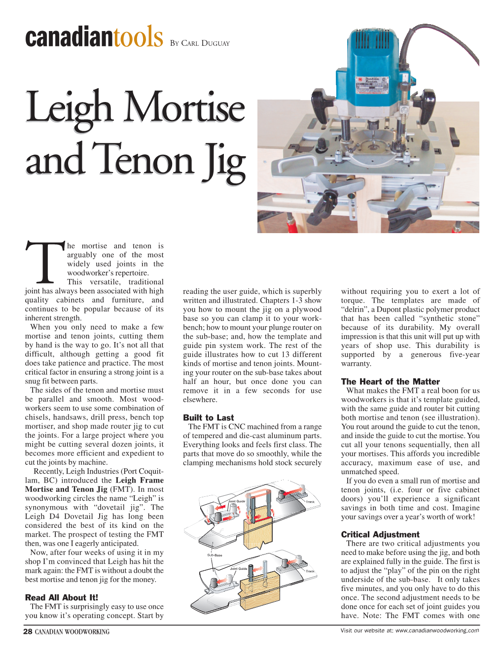 Leigh Mortise and Tenon Jig Leigh Mortise And