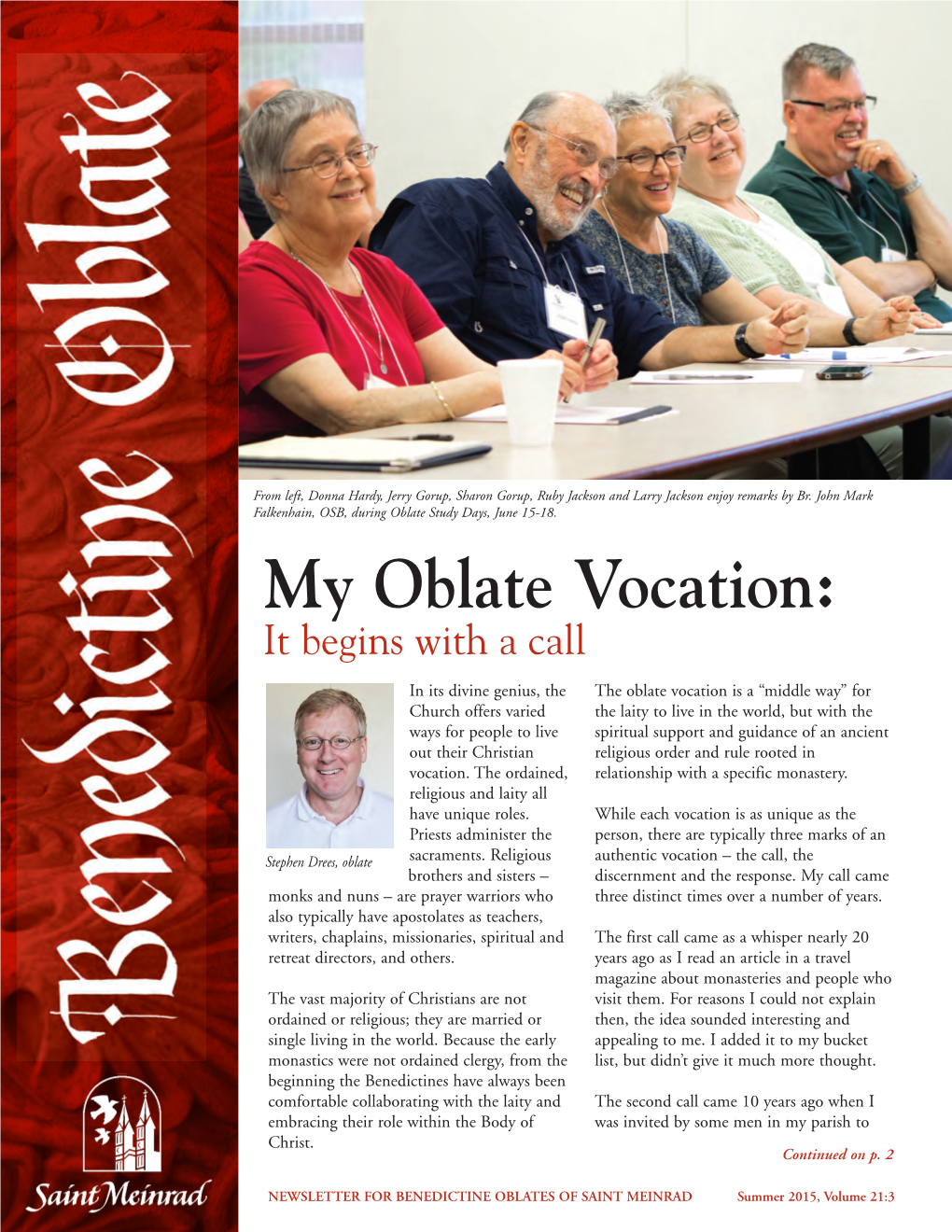 My Oblate Vocation: It Begins with a Call