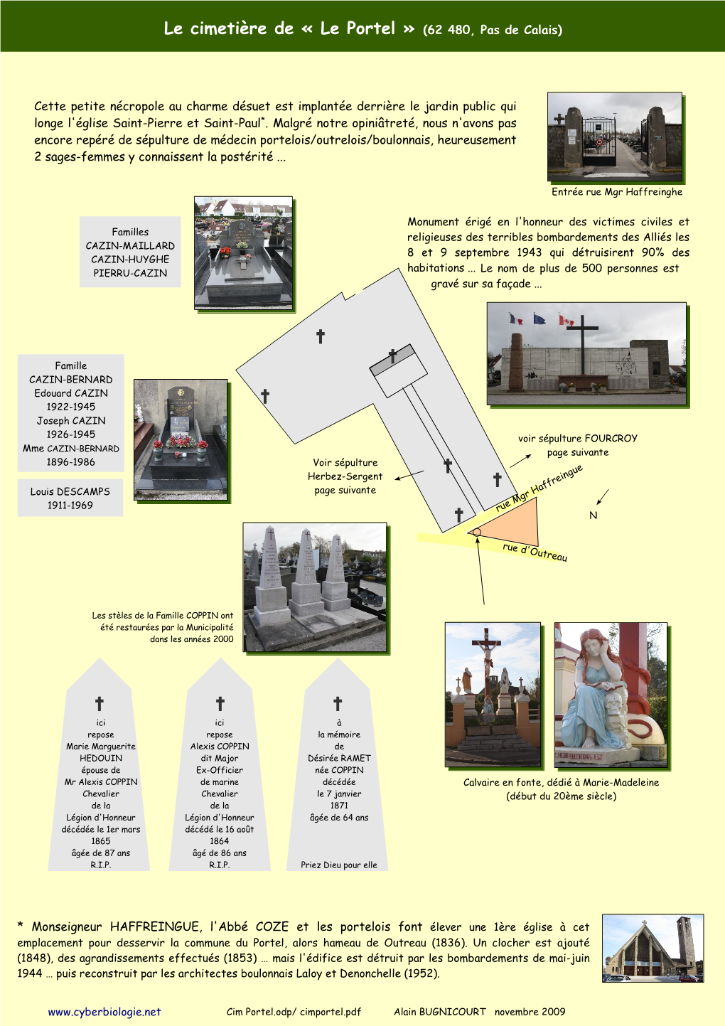 Le Cimetière De « Le Portel » (62 480, Pas De Calais)