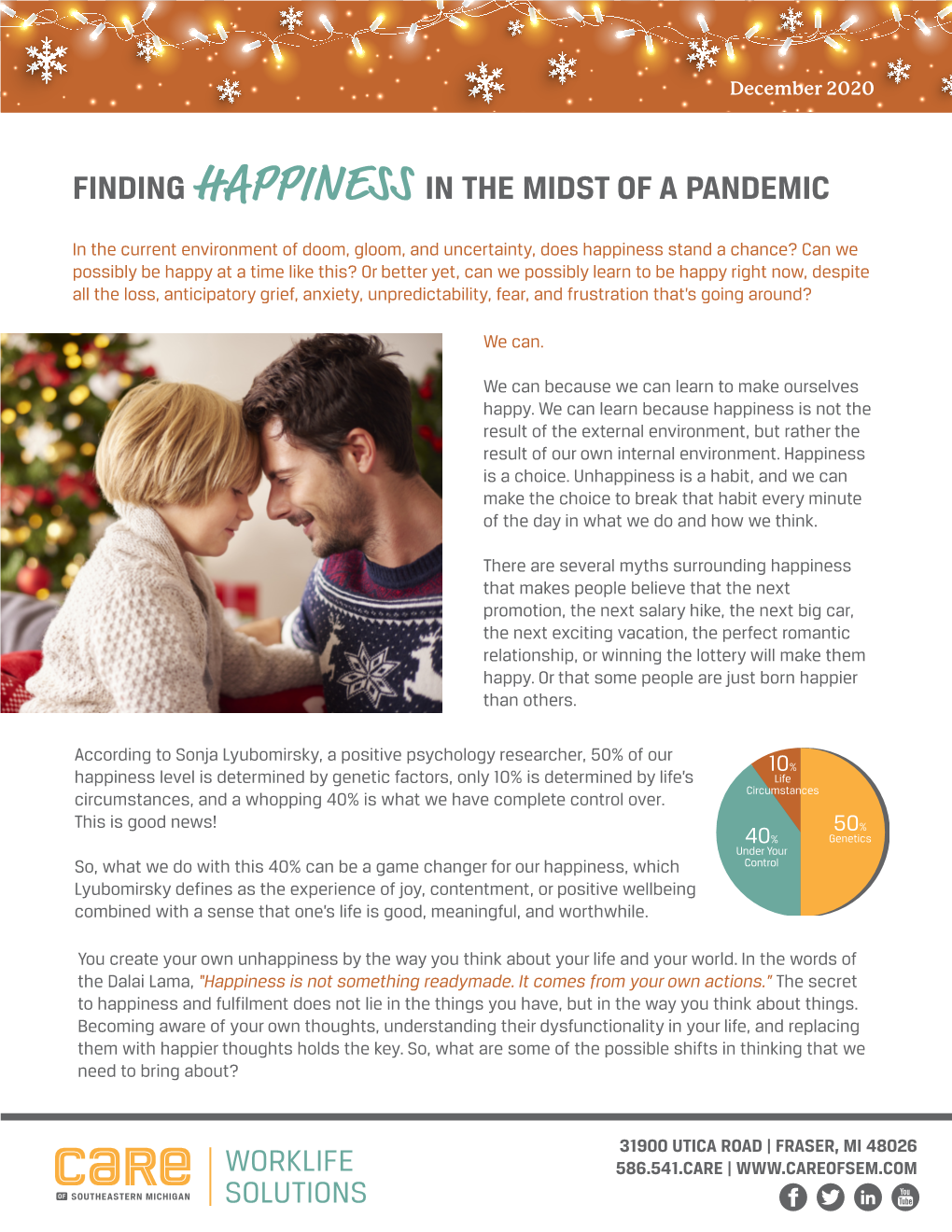 Finding Happiness in the Midst of a Pandemic