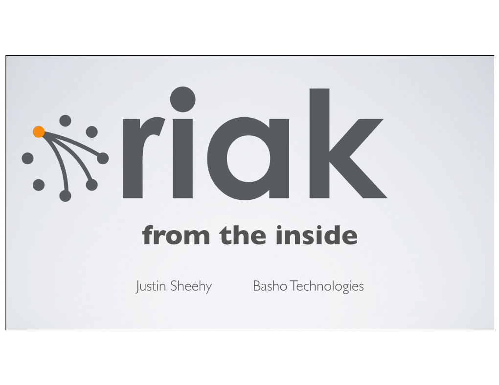 Riak from the Inside