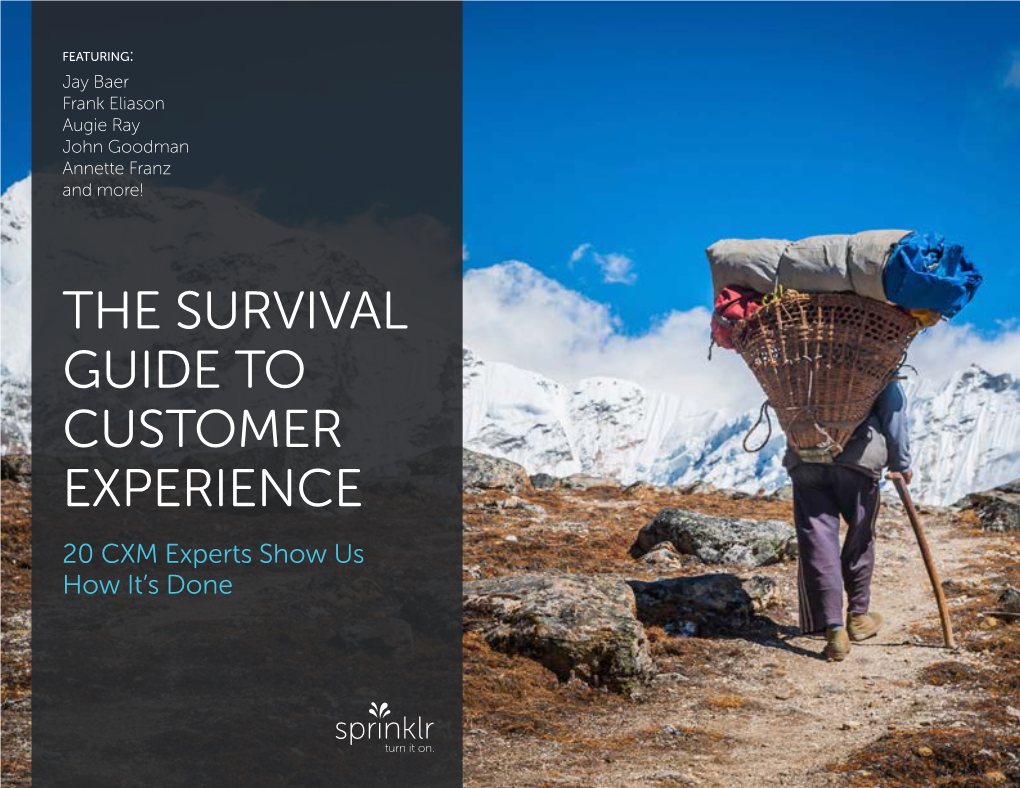 The Survival Guide to Customer Experience