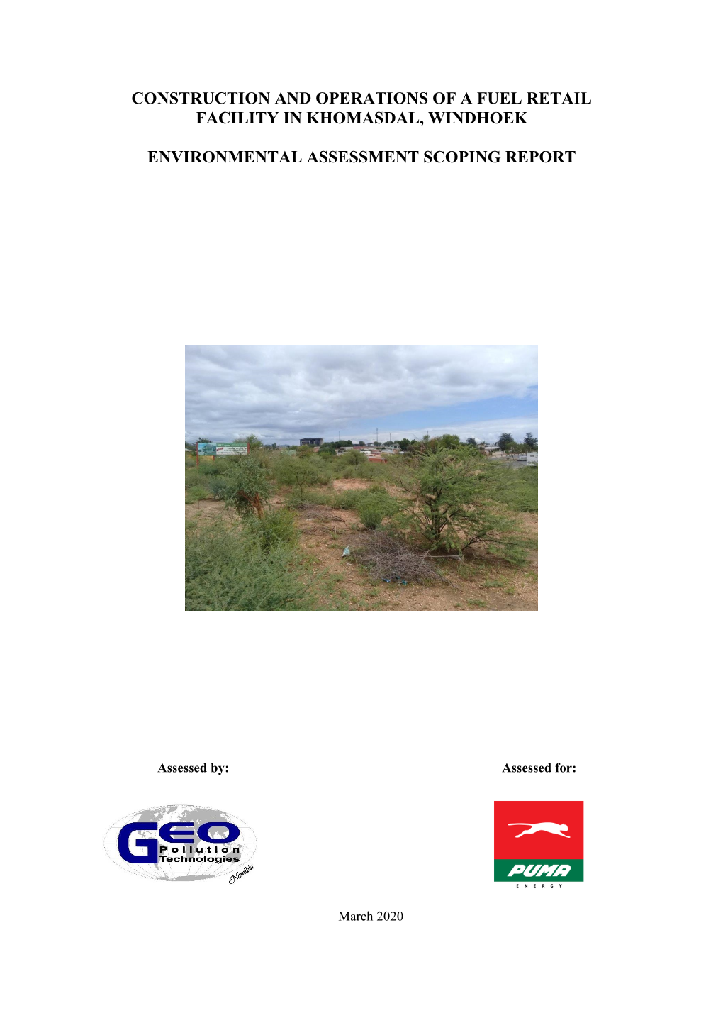 Construction and Operations of a Fuel Retail Facility in Khomasdal, Windhoek