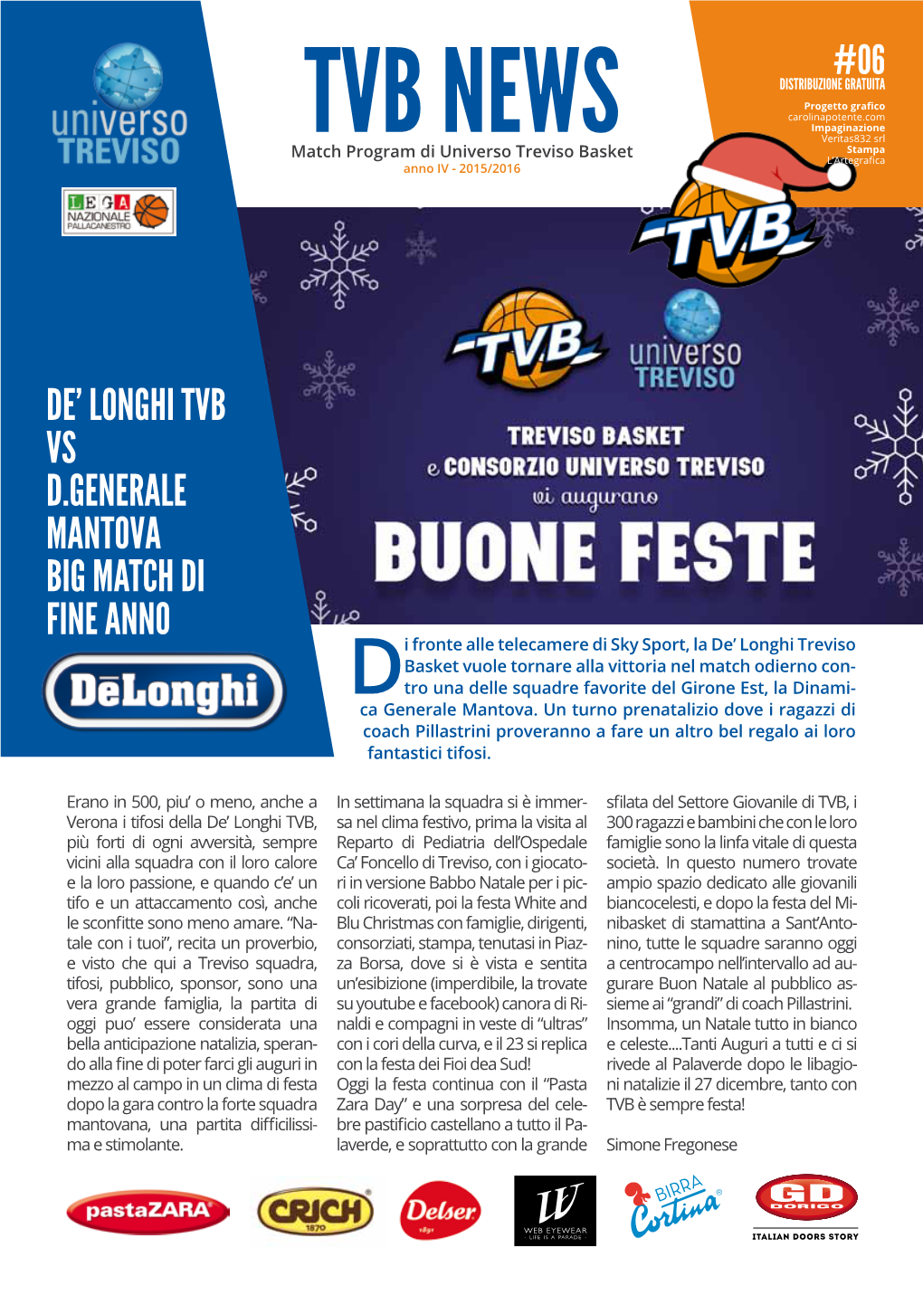 De' Longhi Tvb Vs D.Generale Mantova Big