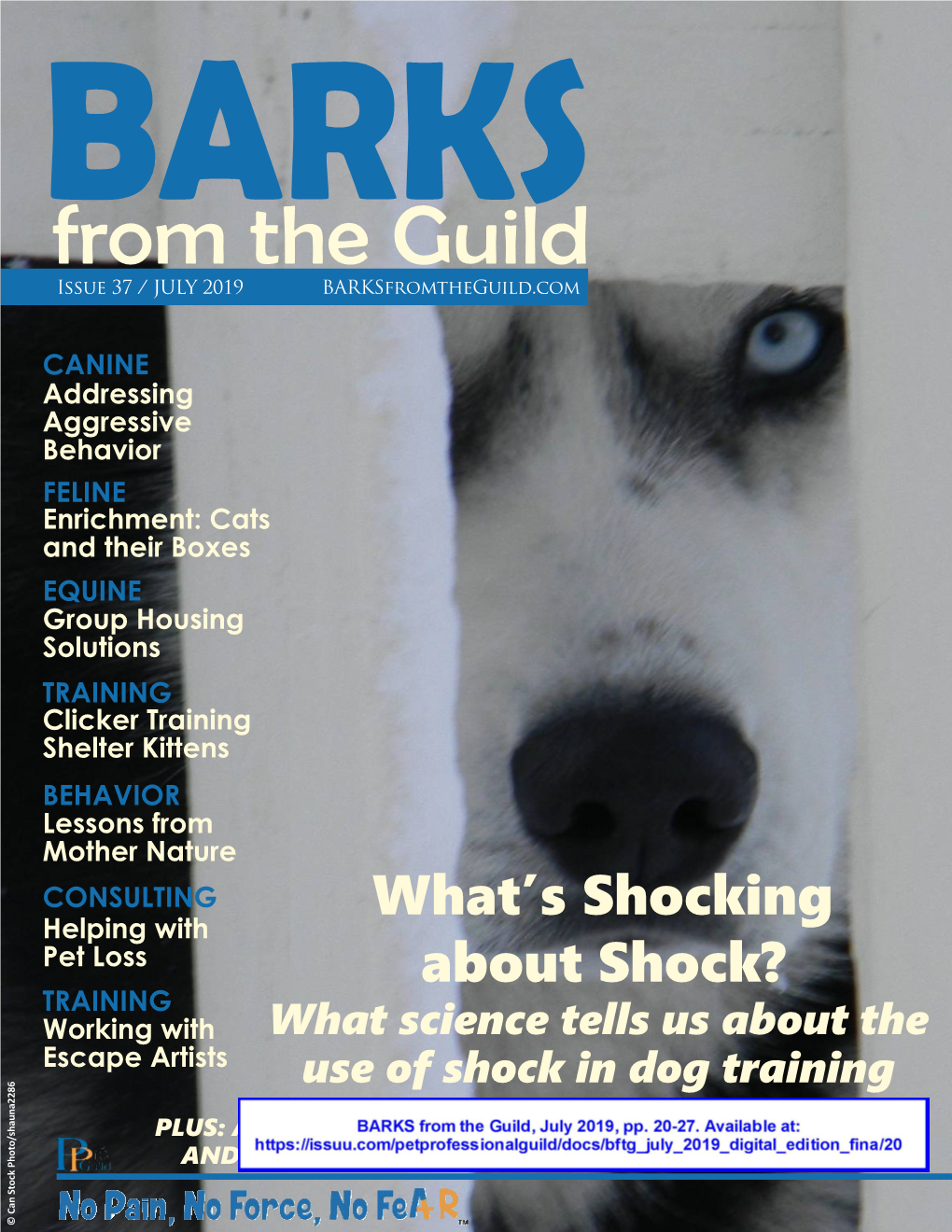 From the Guild Issue 37 / JULY 2019 Barksfromtheguild.Com