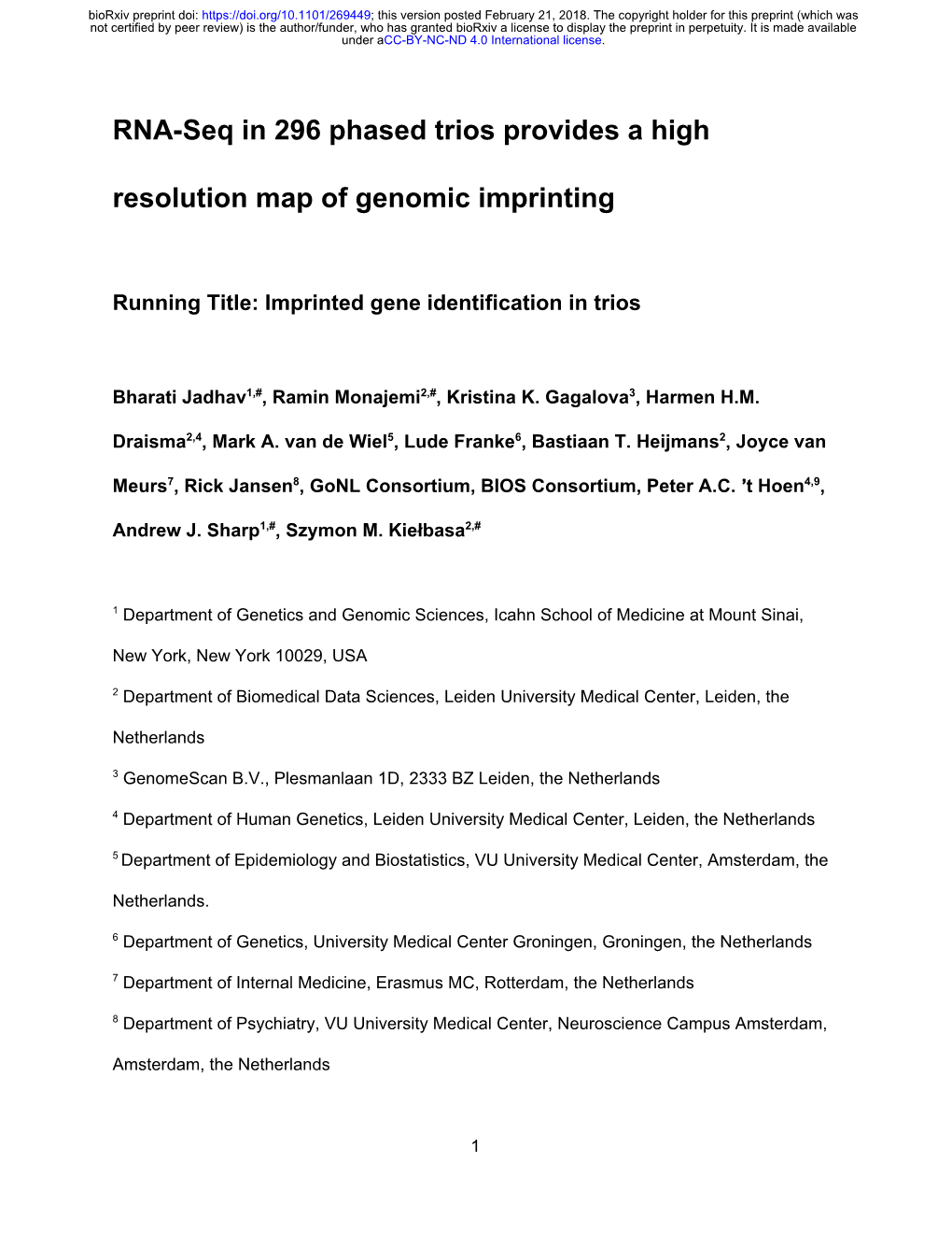 RNA-Seq in 296 Phased Trios Provides a High Resolution Map of Genomic