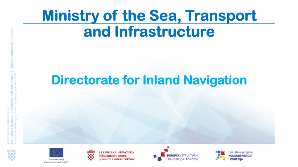 Ministry of the Sea, Transport and Infrastructure