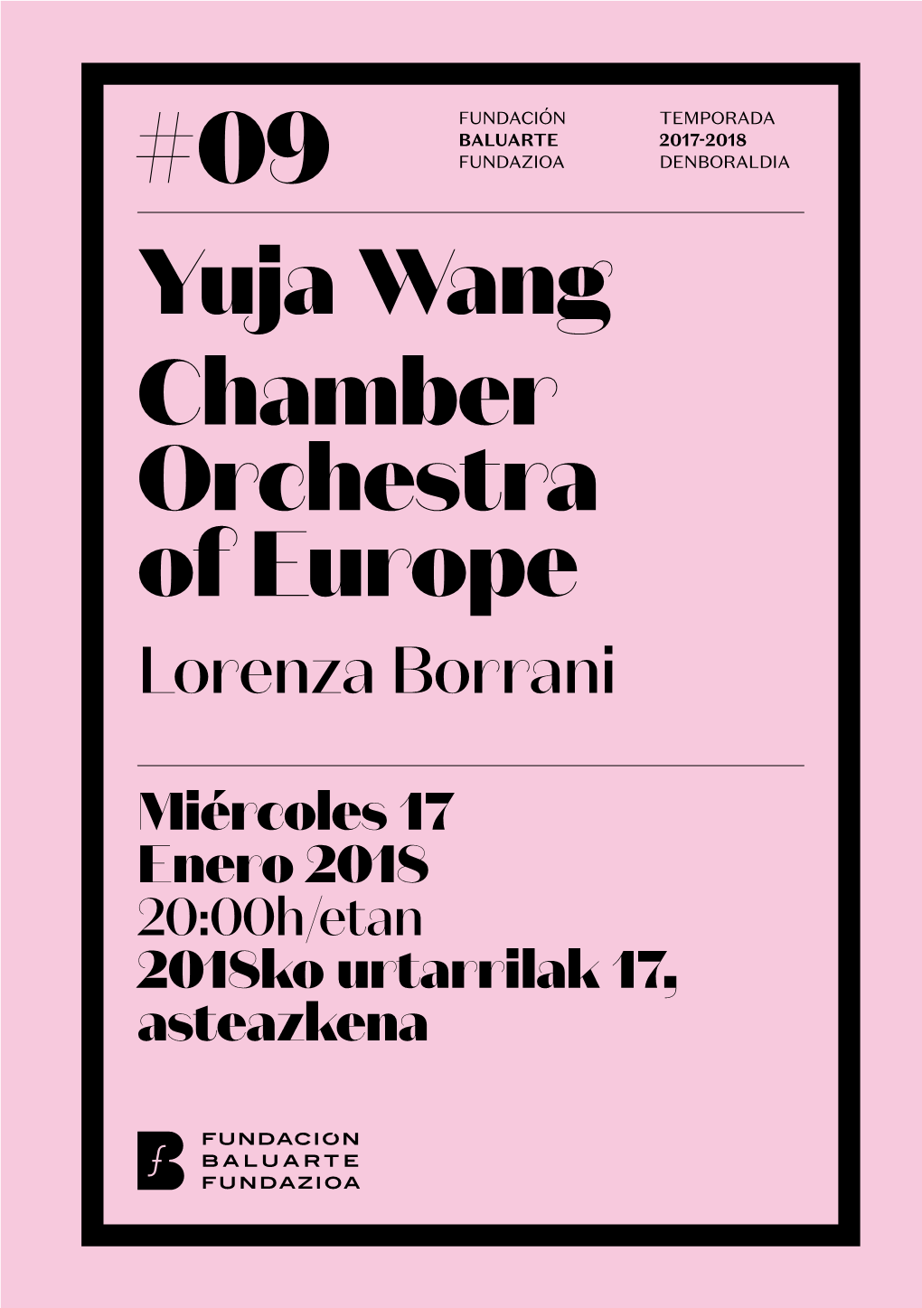 Yuja Wang Chamber Orchestra of Europe Lorenza Borrani