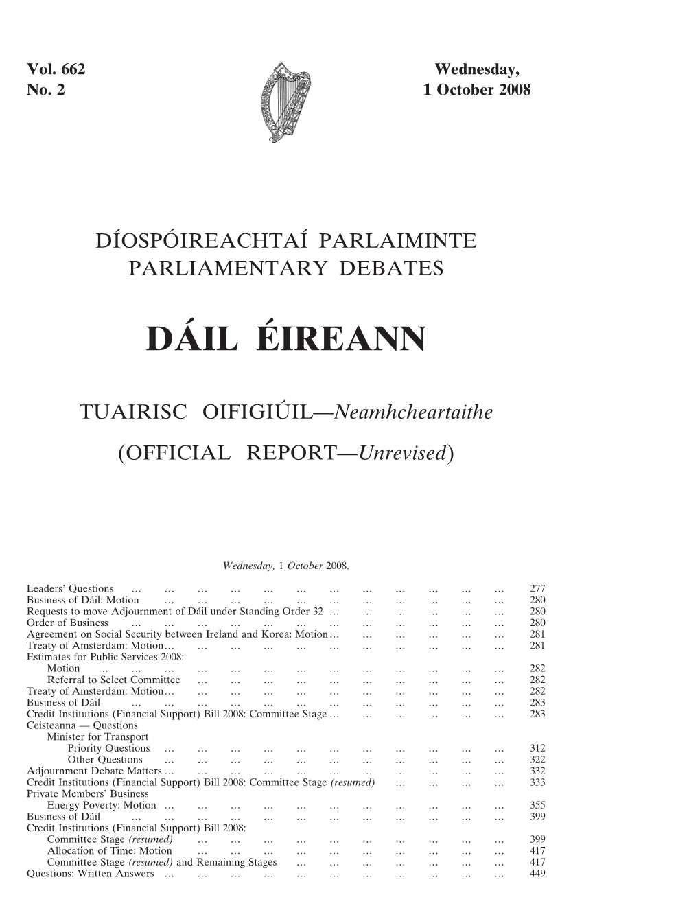 Da´Il E´Ireann