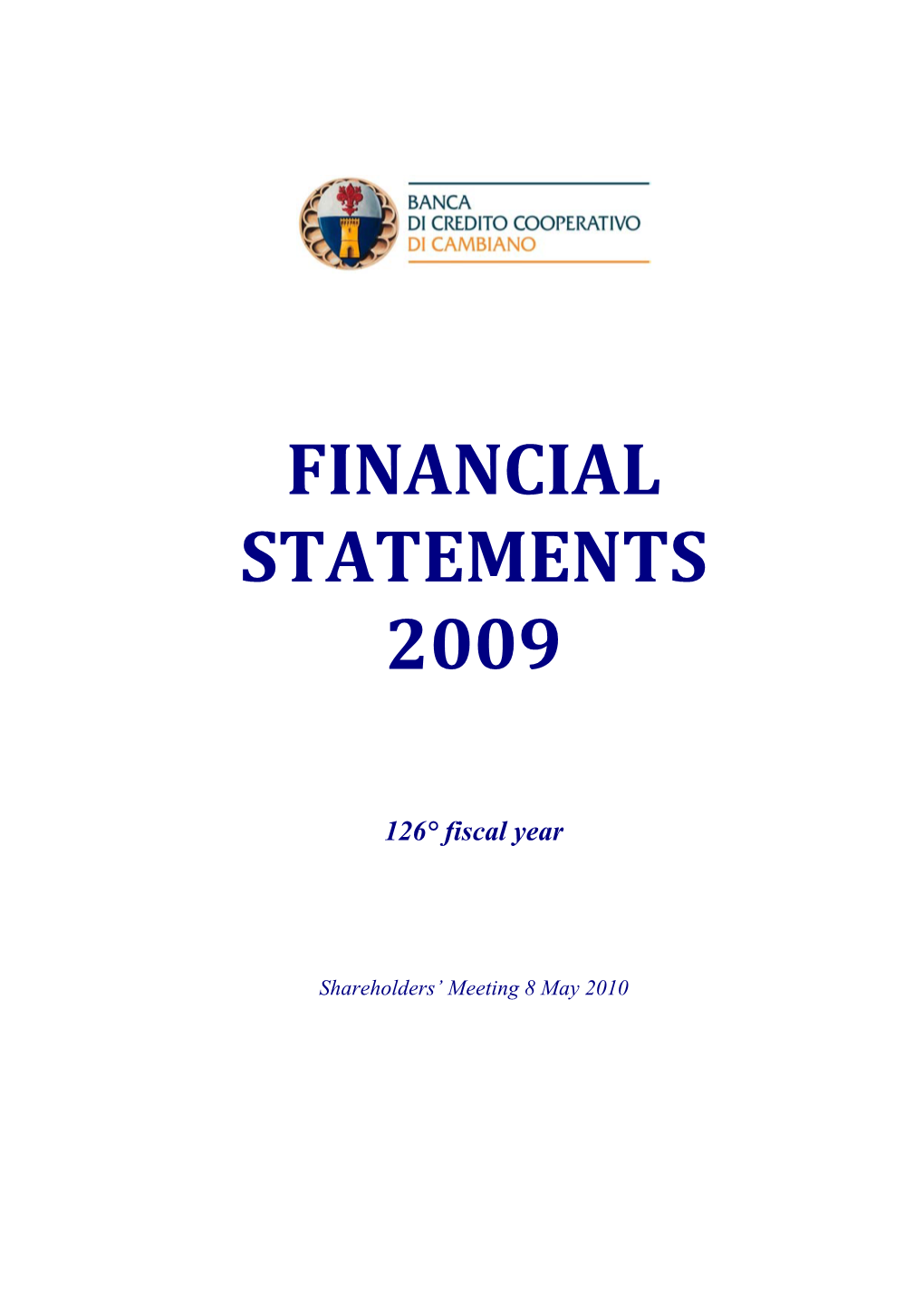 Financial Statements 2009