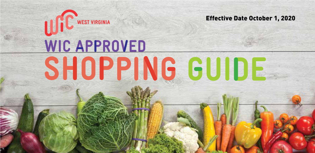 West Virginia WIC Approved Shopping Guide