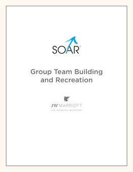 Group Team Building and Recreation Team Building