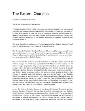 The Eastern Churches