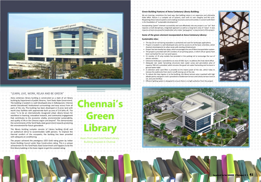 Chennai's Green Library