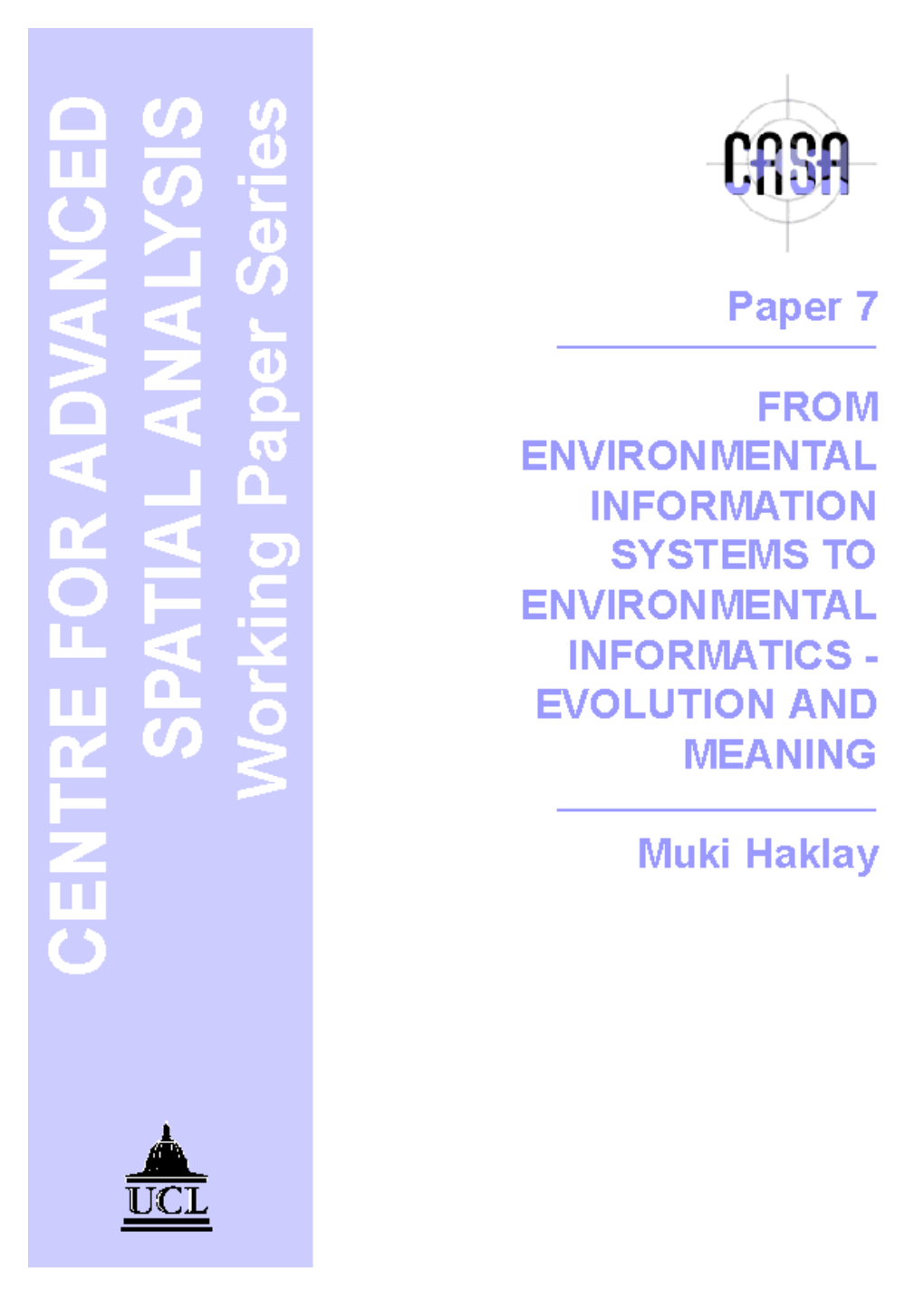 From Environmental Information Systems to Environmental