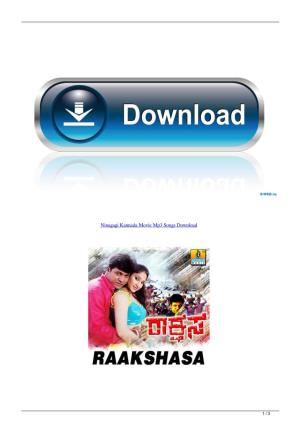 Ninagagi Kannada Movie Mp3 Songs Download