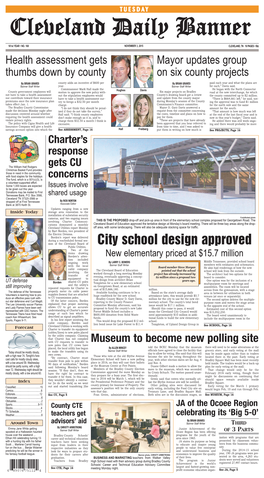 City School Design Approved Public Utilities