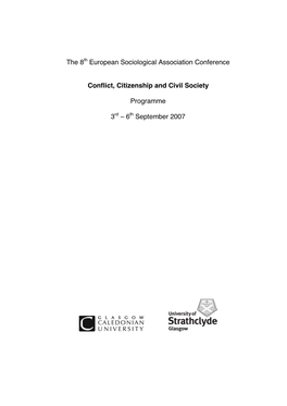 ESA 2007 Programme Book