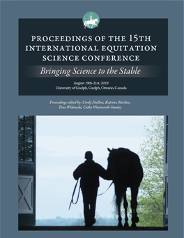 Proceedings of the 15Th International Equitation Science Conference