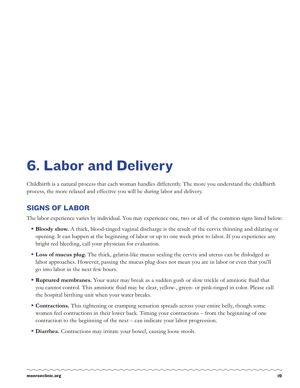 6. Labor and Delivery