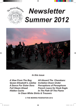 Newsletter Summer 2012