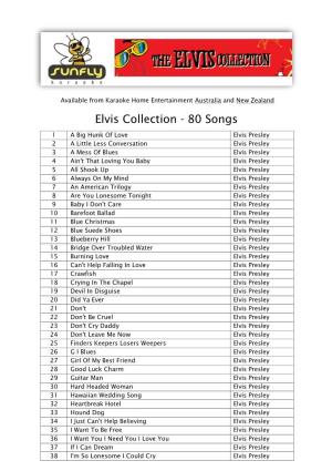 Elvis Collection - 80 Songs