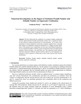 Numerical Investigations on the Impact of Turbulent Prandtl Number and Schmidt Number on Supersonic Combustion